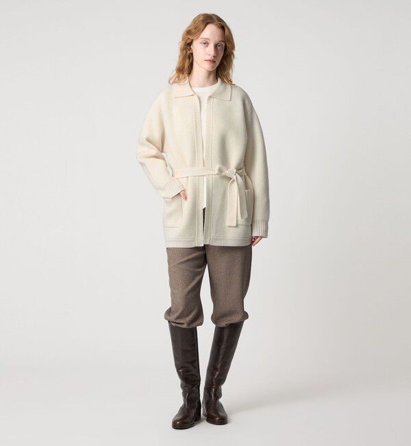 STEVEN ALAN「＜Steven Alan＞ウール カシミヤ ベルト カーディガン」|カーディガン|