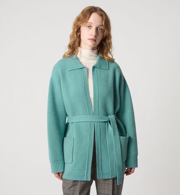 STEVEN ALAN「＜Steven Alan＞ウール カシミヤ ベルト カーディガン」|カーディガン|