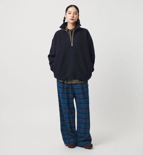 BEAUTY&YOUTH UNITED ARROWS「ハーフジップ エルボーパッチ プルオーバー」|Tシャツ・カットソー|