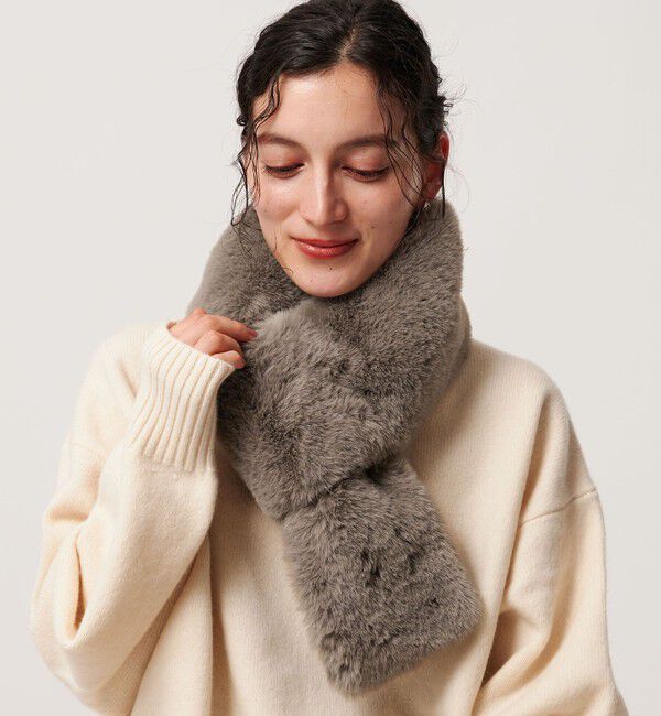 BEAUTY&YOUTH UNITED ARROWS「ファーライク マフラー」|マフラー|