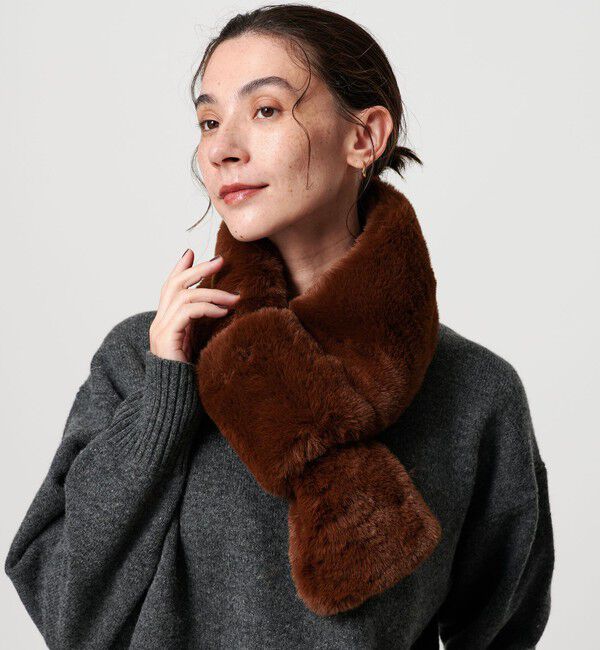 BEAUTY&YOUTH UNITED ARROWS「ファーライク マフラー」|マフラー|MD.BROWN