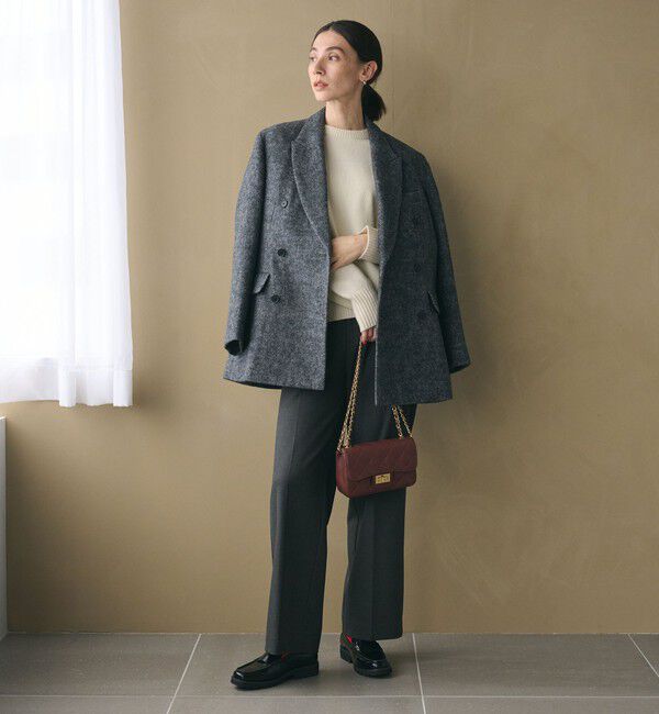 BEAUTY&YOUTH UNITED ARROWS「毛ブレンド ヘリンボーン ジャケットコート」|テーラードジャケット|