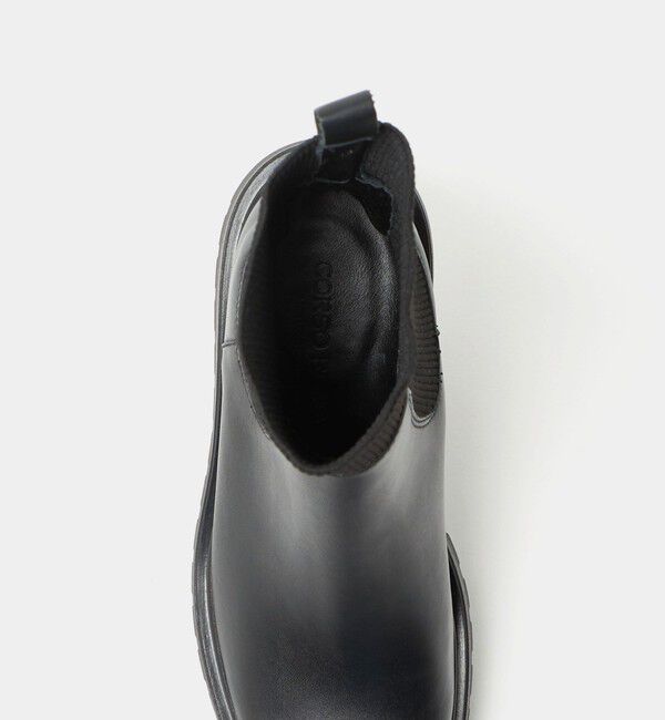 BEAUTY&YOUTH UNITED ARROWS「＜CORSO ROMA 9＞レザー リブ サイドゴアブーツ」|ショートブーツ|