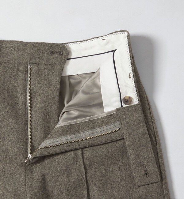 BEAUTY&YOUTH UNITED ARROWS「毛ポリエステル フランネルパンツ」|スラックス|