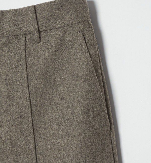 BEAUTY&YOUTH UNITED ARROWS「毛ポリエステル フランネルパンツ」|スラックス|