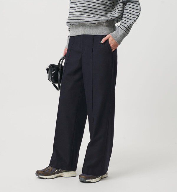 BEAUTY&YOUTH UNITED ARROWS「毛ポリエステル フランネルパンツ」|スラックス|