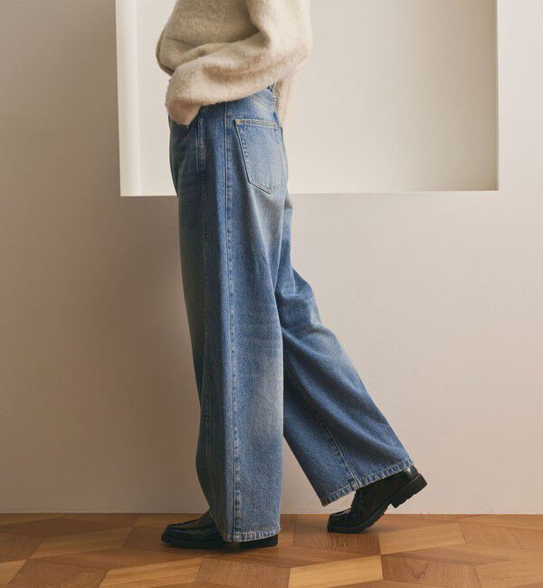 BEAUTY&YOUTH UNITED ARROWS「コットンデニム カーブパンツ」|デニム|