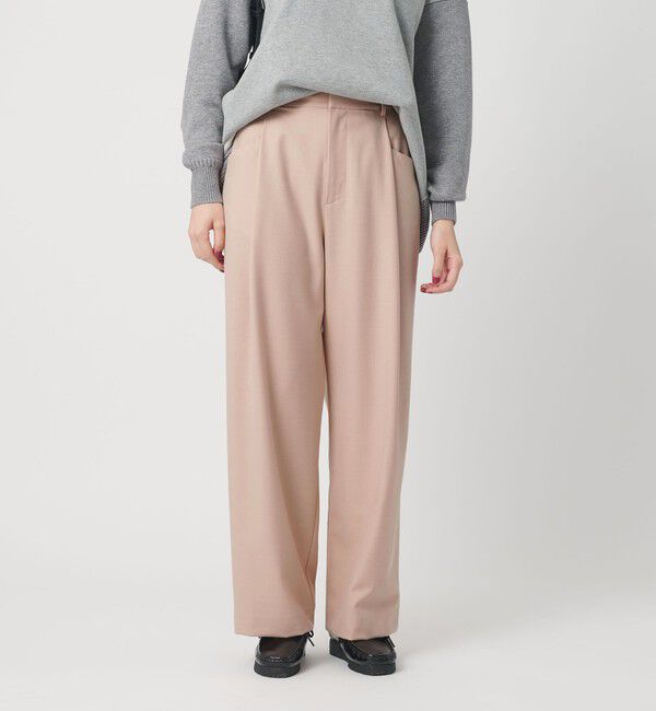 BEAUTY&YOUTH UNITED ARROWS「ウールブレンド ツイルバックゴムパンツ ウォッシャブル」|その他|