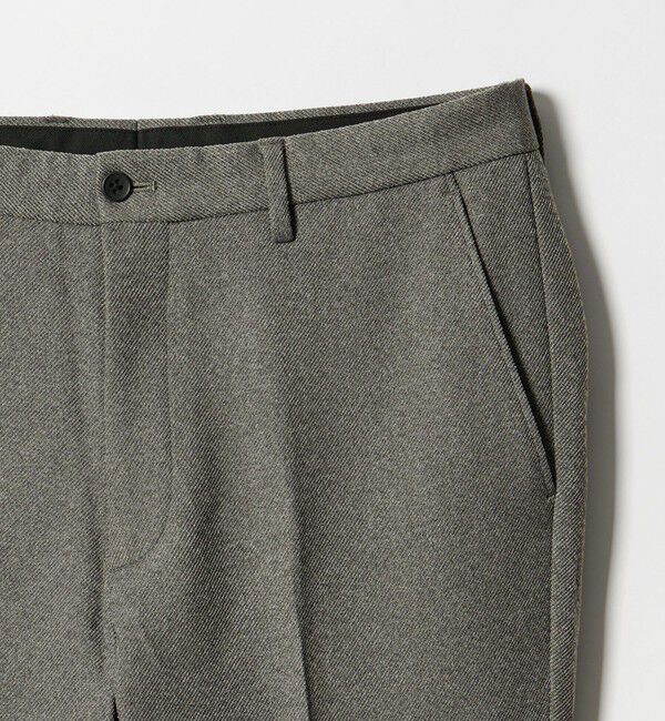 BEAUTY&YOUTH UNITED ARROWS「【WEB限定 WARDROBE SMART】ウールライク ノープリーツ パンツ」|チノ|