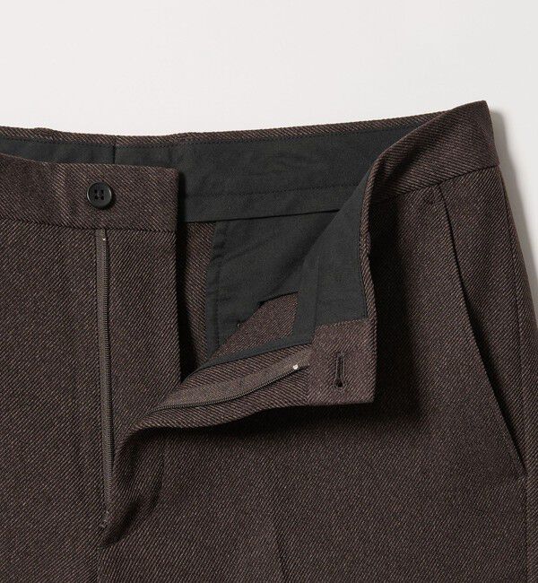BEAUTY&YOUTH UNITED ARROWS「【WEB限定 WARDROBE SMART】ウールライク ノープリーツ パンツ」|チノ|