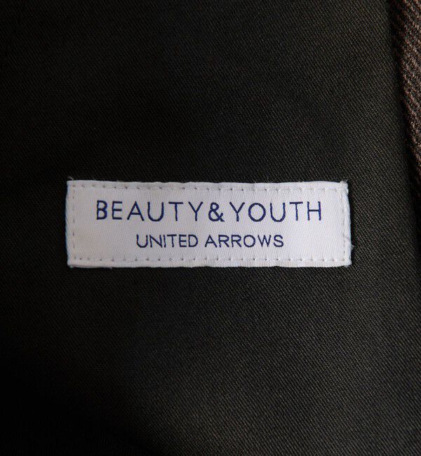 BEAUTY&YOUTH UNITED ARROWS「【WEB限定 WARDROBE SMART】ウールライク ノープリーツ パンツ」|チノ|