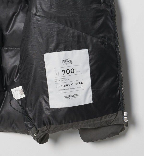 BEAUTY&YOUTH UNITED ARROWS「小松マテーレ スタンドカラー ダウンジャケット 700FP 撥水機能」|ダウン|