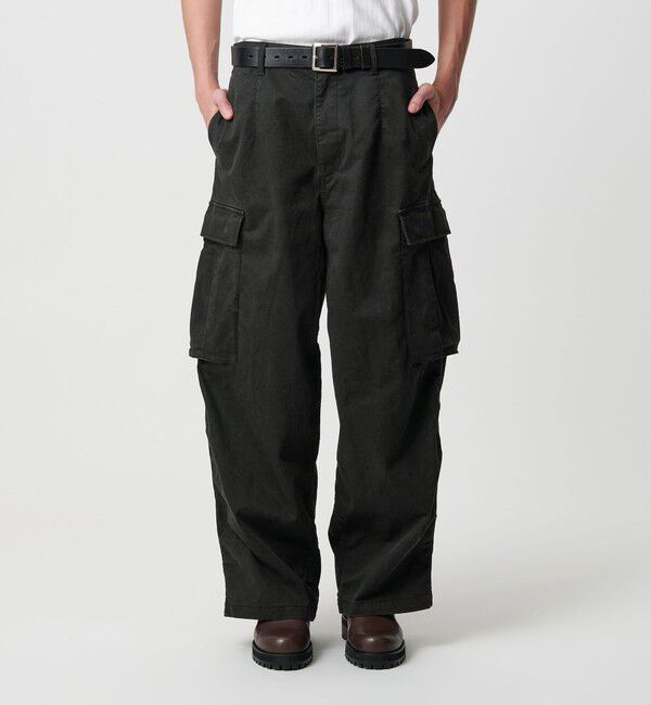 MONKEY TIME「ピグメント プリント カーゴ パンツ -セットアップ対応-」|チノ|