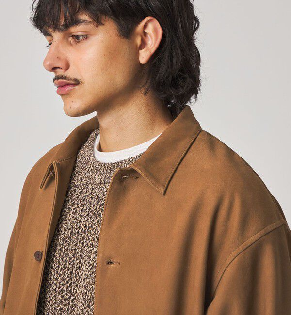 STEVEN ALAN「＜Steven Alan＞ ゴート スエード レザー カバーオール」|ブルゾン・スタジャン|