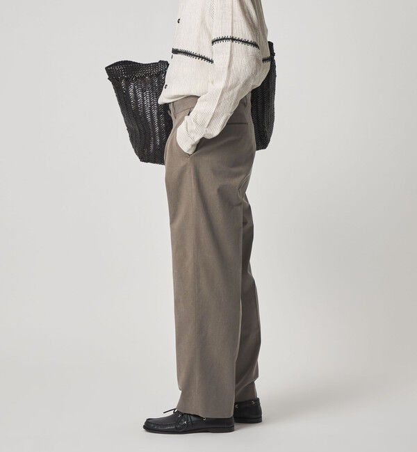 STEVEN ALAN「＜Steven Alan＞ グレース ツイル イン ツープリーツ ドレス トラウザーズII」|チノ|