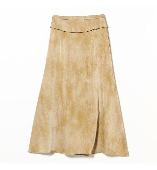 Ray BEAMS 「RBS / サテン プリント ベルベット スカート」|スカート|