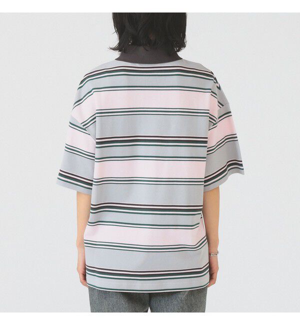 Ray BEAMS 「マルチ ボーダー ビッグ ポロ」|ポロシャツ|