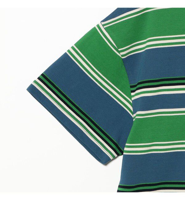 Ray BEAMS 「マルチ ボーダー ビッグ ポロ」|ポロシャツ|