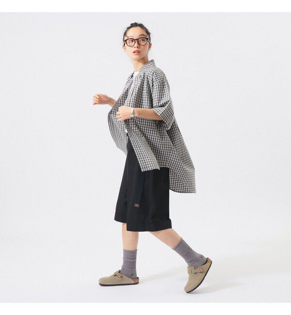 BEAMSBOY「ボーイ チェック ビッグ ボタンダウン シャツ」|シャツ・ブラウス|