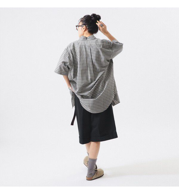 BEAMSBOY「ボーイ チェック ビッグ ボタンダウン シャツ」|シャツ・ブラウス|