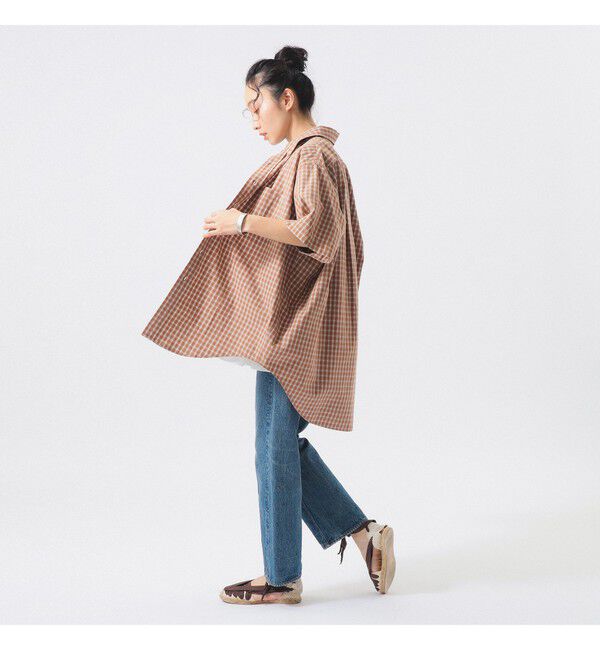 BEAMSBOY「ボーイ チェック ビッグ ボタンダウン シャツ」|シャツ・ブラウス|