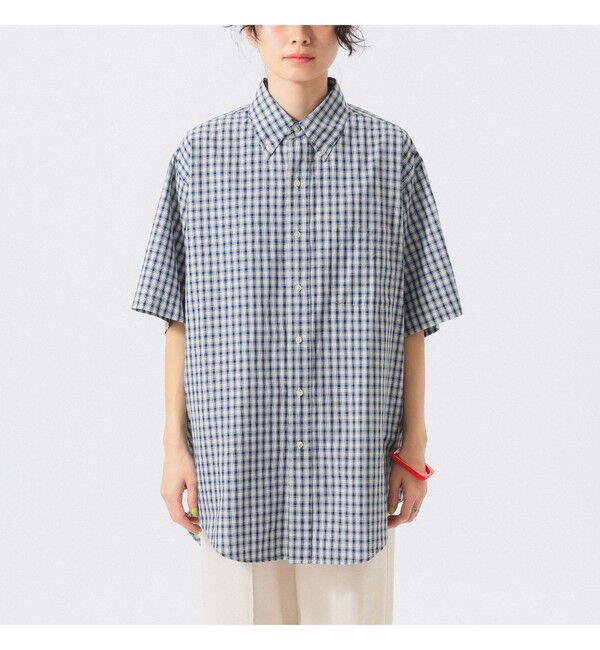 BEAMSBOY「ボーイ チェック ビッグ ボタンダウン シャツ」|シャツ・ブラウス|
