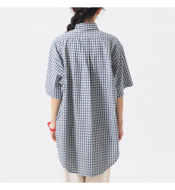 BEAMSBOY「ボーイ チェック ビッグ ボタンダウン シャツ」|シャツ・ブラウス|