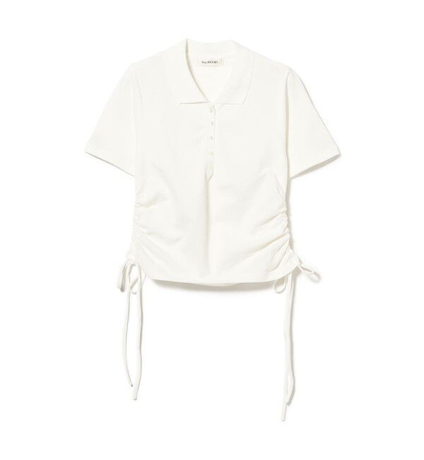 Ray BEAMS 「サイド ドロスト ポロシャツ」|Tシャツ・カットソー|