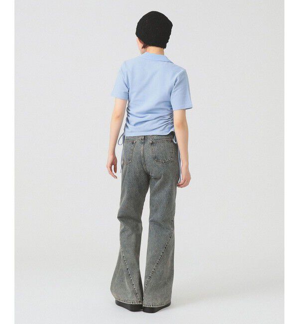 Ray BEAMS 「サイド ドロスト ポロシャツ」|Tシャツ・カットソー|