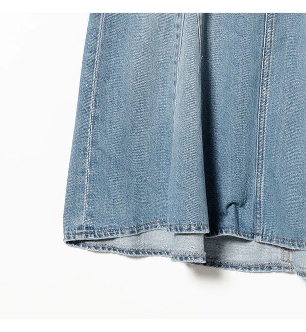 Ray BEAMS 「LEVI&rsquo;S(R) / GODET KNEE LENGTH SKIRT」|スカート|