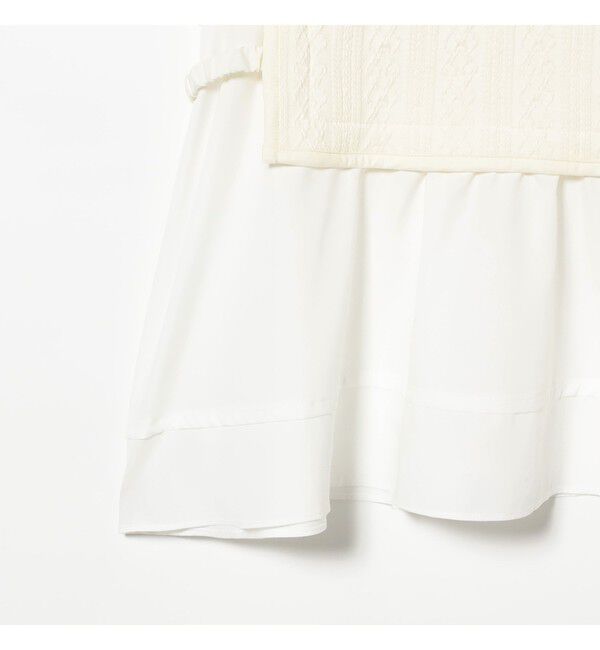 Ray BEAMS 「ケーブル ジャカード キリカエ プルオーバー」|Tシャツ・カットソー|