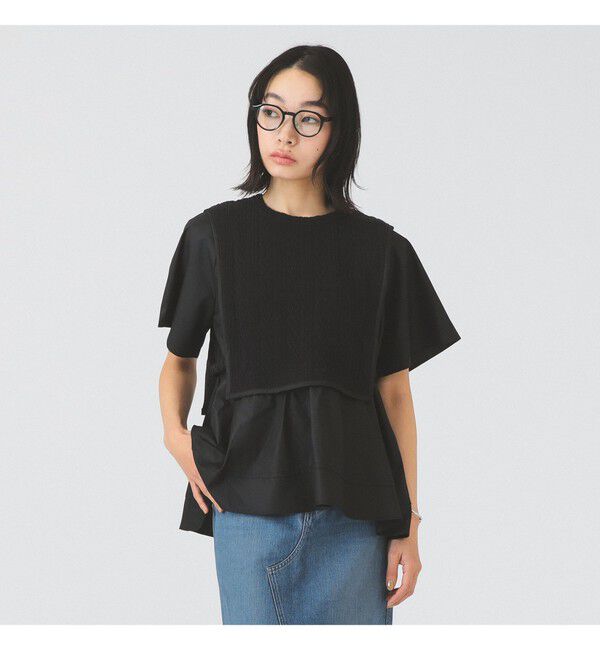 Ray BEAMS 「ケーブル ジャカード キリカエ プルオーバー」|Tシャツ・カットソー|