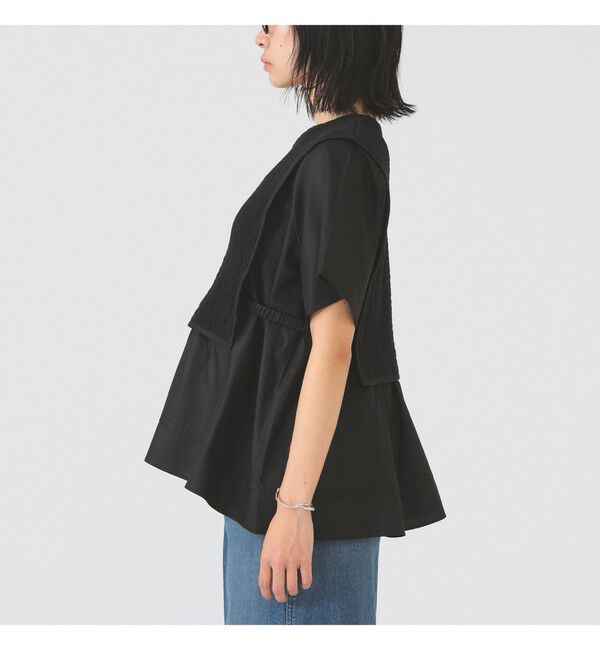 Ray BEAMS 「ケーブル ジャカード キリカエ プルオーバー」|Tシャツ・カットソー|