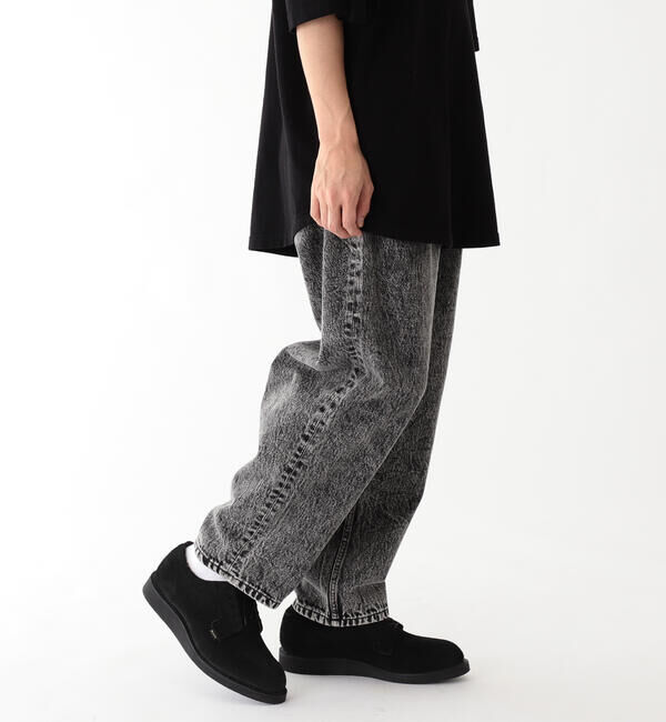 BEAMS「ワイド テーパード デニム」|デニム|