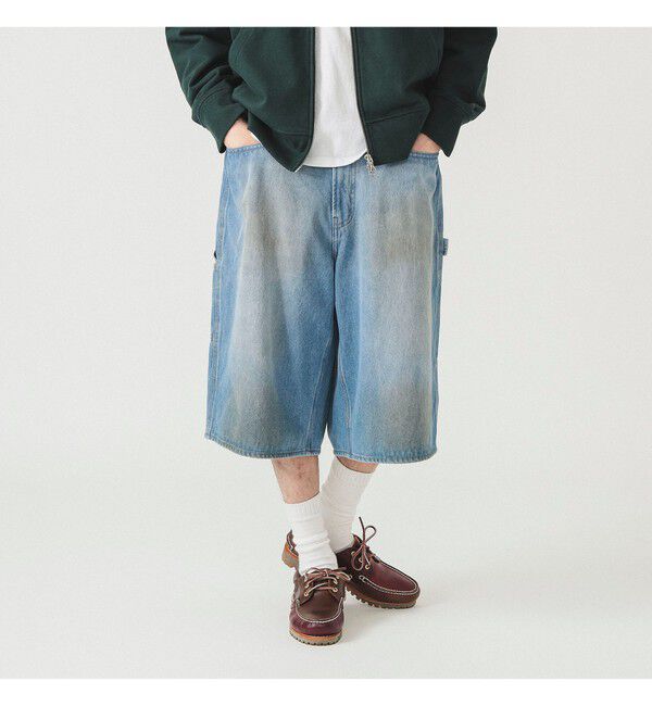 BEAMS「クォーターレングス ペインターデニム」|デニム|INDIGO_USED