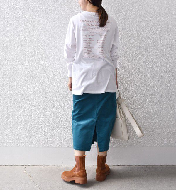 SHIPS for women「*〈手洗い可能〉ストレッチ コーデュロイ イージー ナロー スカート ◇」|タイト|