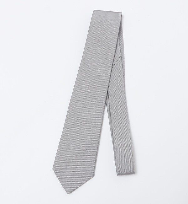 SHIPS「BREUER: シルク コットン モガドール 無地 ネクタイ」|ネクタイ・蝶ネクタイ|トップグレー