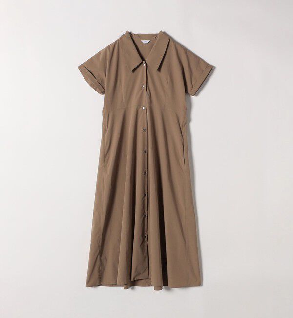 SHIPS any「SHIPS any:〈洗濯機可能〉フラットカラー Vネック フレア ワンピース」|ワンピース|