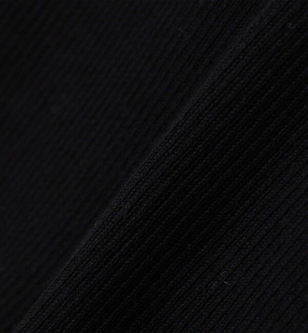 quaranciel「quaranciel:〈手洗い可能〉コットン タートルネック リブ ニット」|ニット・セーター|