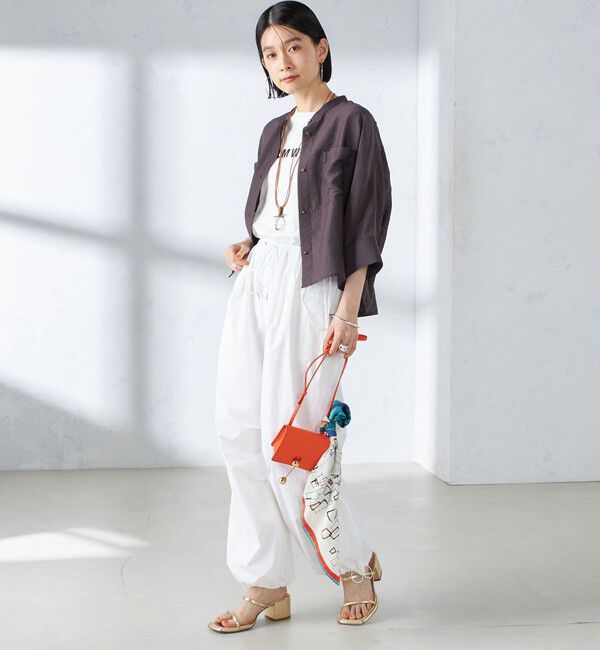 SHIPS for women「〈手洗い可能〉裾ドロスト ナイロン カーゴ パンツ ◇」|その他|