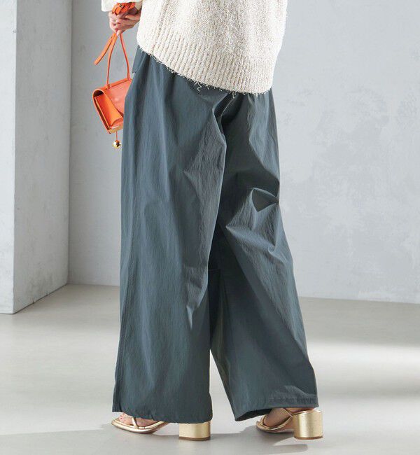 SHIPS for women「〈手洗い可能〉裾ドロスト ナイロン カーゴ パンツ ◇」|その他|