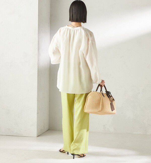SHIPS for women「《一部追加予約》〈手洗い可能〉ツイル ドロスト パンツ」|その他|