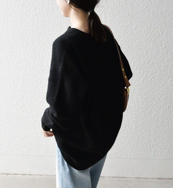 SHIPS any「SHIPS any:〈手洗い可能〉AQUA カシミヤ ミックス スキッパー カーディガン」|カーディガン|