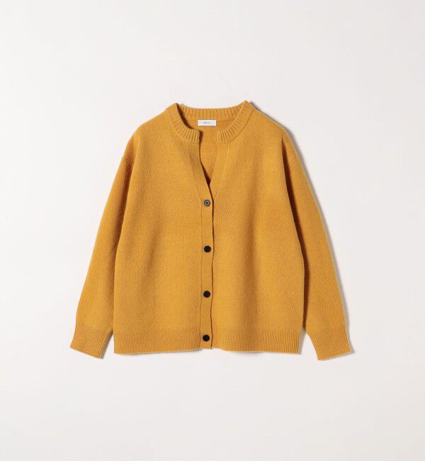 SHIPS any「SHIPS any:〈手洗い可能〉AQUA カシミヤ ミックス スキッパー カーディガン」|カーディガン|