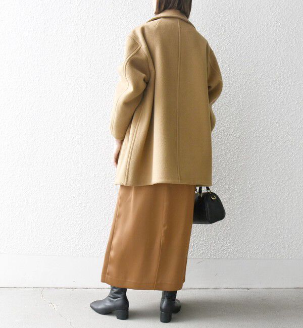 SHIPS any「SHIPS any: ウール コクーン テーラード ショート コート 25AW」|その他|