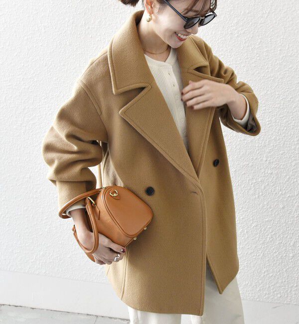 SHIPS any「SHIPS any: ウール コクーン テーラード ショート コート 25AW」|その他|