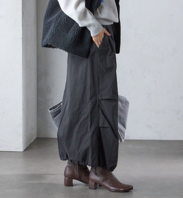 SHIPS for women「【SHIPS別注】M53:〈手洗い可能〉ミリタリー ファティーグ スカート」|スカート|