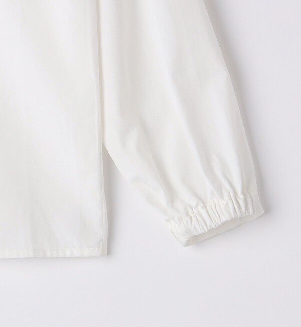 SHIPS KIDS「SHIPS KIDS:110～130cm / ミニ レース カラー ブラウス」|シャツ・ブラウス|