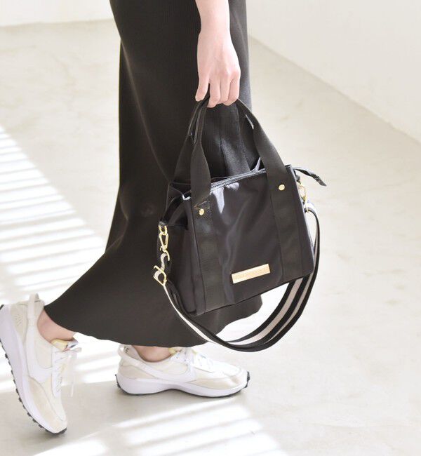 quaranciel「quaranciel: 2way 8ポケット ライン ショルダー バッグ」|ショルダー・メッセンジャー|