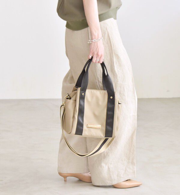 quaranciel「quaranciel: 2way 8ポケット ライン ショルダー バッグ」|ショルダー・メッセンジャー|